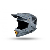 MBS Casca motocross/enduro Ufo Plast Echus, fibra de sticla, gri/portocaliu, XXL, Cod Produs: HE13100EFXXL