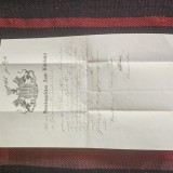 Certificat oficial de cetatenie emis in Germania ( Hamburg ) an 1880