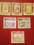 LIBERIA, SPORT - SERIE COMPLETĂ ȘTAMPILATĂ