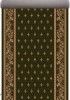 Traversa Bisericeasca Festonata Surfilata, Model Lotos 15033-310, Latime 0.6m, Marime 60 x 200 cm, Verde, Inaltime Fir 8 mm, Antialergic, Polipropilen