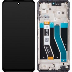 Display cu Touchscreen Motorola Moto G62 5G, cu Rama, Negru, Service Pack 5D68C20934