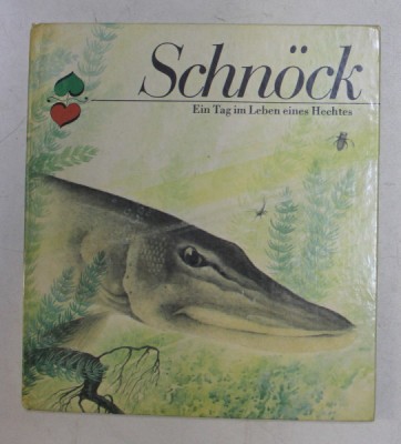 SCHNOCK - EIN TAG IM LEBEN EINES HECHTES , text von BODO SCHULENBURG , illustrationen von HEINZ - HELGE SCHULZE , 1986 foto