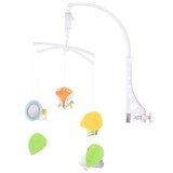 Carusel Muzical Patut Chipolino Little Fox, Jucarii Bebelusi, Melodii Leagan, Prindere Universala, Plus Detasabile, De la Nastere