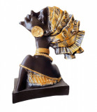 Cumpara ieftin Statueta decorativa, Africa, Auriu, 29 cm, DVUG03