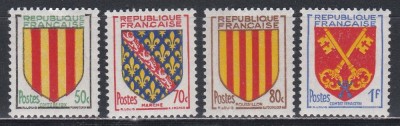 Franta 1955 - Steme de Provincii, MNH foto
