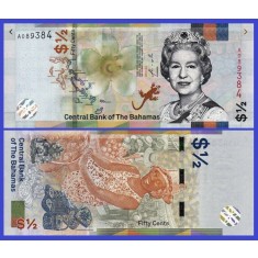 Bahamas 2019 - 1/2 dollar, necirculata