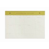 Planner saptamanal - Matcha - According to plan | Gentlemen&#039;s Hardware