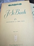 Partitura, Inventiuni la trei voci - J.S. Bach