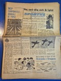 ziarul sportul popular 18 iulie 1966 - meciul de fotbal romania-uruguay