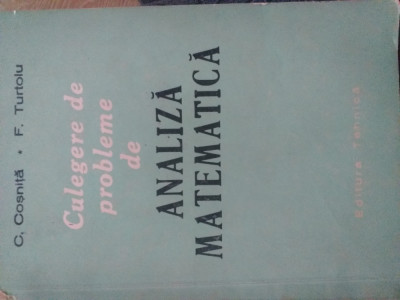 Analiza matematica-Cosnita/Turtoiu foto