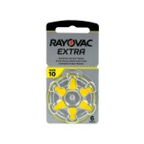 Rayovac Extra Advanced 10MF Hg 0% Baterii pentru aparate auditive 1.45V-Conținutul pachetului 1x Blister