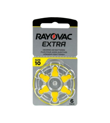 Rayovac Extra Advanced 10MF Hg 0% Baterii pentru aparate auditive 1.45V-Conținutul pachetului 1x Blister foto