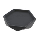 Săpuniera Ceramică Design Diamant &ndash; Gri Antracit