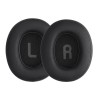 Set 2 Perne de urechi pentru casti JBL Tune 700BT/Tune 700BTNC/Tune 750BT, Kwmobile, Negru, Piele ecologica, 59040.01