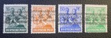 Germania - Zone de Ocupație / Bizona (1948) "Reforma Monetară" cu Supratipar (16Pf, 24Pf, 50Pf, 84Pf) (Neștampilat) BN1