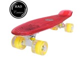 Penny board Mad Cruiser Full LED ABEC 7-rosu FitLine Training, Sportmann