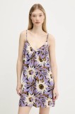 Rip Curl rochie culoarea violet, mini, evazati, 07AWDR