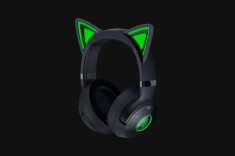 Casti Razer Kraken Kitty V2 Bluetooth 5.2Quartz Edition, interfata USB-