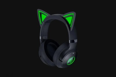 Casti Razer Kraken Kitty V2 Bluetooth 5.2Quartz Edition, interfata USB- foto