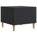 vidaXL Masă de cafea cu sertar Negru 49 x 50 x 40 cm Lemn prelucrat 894736