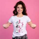 Tricou personalizat dama &quot;LOVE&quot;, Alb, Marime L