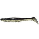 Shad Hide Up Stagger Original Salt 3.5&quot;, SN-09 Kurokin, 9cm, 8buc/pac
