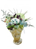 Aranjament floral cu Trandafir Criogenat si plante Criogenate in vaza Venus, Eventissimi, Eventissimi&reg;