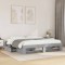 Gossi cadru de pat, gri sonoma, 180x200 cm, lemn prelucrat