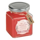 Odorizant de cameră cu gel, parfum de trandafir, recipient din sticlă, 200g, CMCLASS