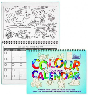 Carte de colorat - Calendarul meu PlayLearn Toys foto