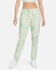 Pantaloni Dama Nike Sportswear Mid-Rise Cloud Dye Joggers Alb-Verde M Bumbac, Model Tie-Dye, Noi