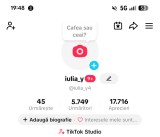 V&acirc;nd cont de tiktok 5k
