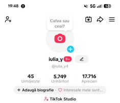 V&acirc;nd cont de tiktok 5k