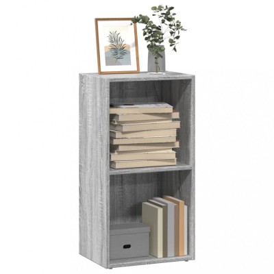 Gossi biblioteca, gri sonoma, 40x30x77 cm, lemn prelucrat foto