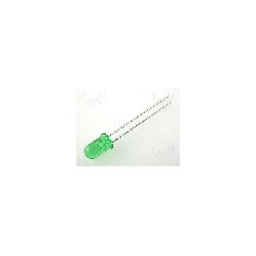 Dioda LED 5mm, verde, convex, 2.2...2.5V, KINGBRIGHT ELECTRONIC - L-53GT