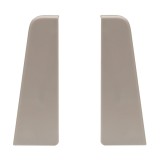 Terminatie pentru plinta parchet MDF SET, stanga / dreapta, PVC, stejar stary, 60 x 20 x 6 mm, 4 buc/set