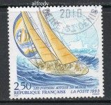 FRANTA 1993, Sport nautic, stampilat, uzat
