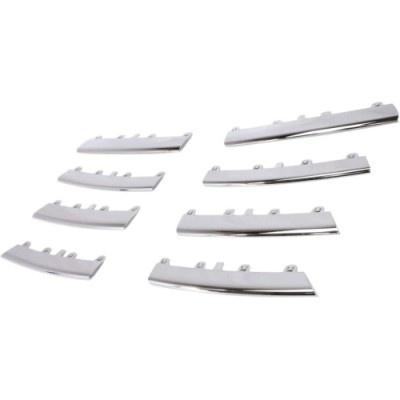 Set ornamente grila radiator Vw Jetta 2005-2010; Golf 5 Kombi/Variant (1k5/1km), 09.2005-09.2010, 8 buc, 1KM898653 CROMATE foto