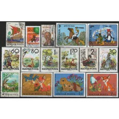 Lot timbre cu povesti si desene animate