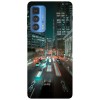 Husa compatibila cu Motorola G20 model Car streak, Silicon, TPU, Viceversa, Transparent, Carcasa