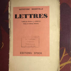 Lettres / Katherine Mansfield