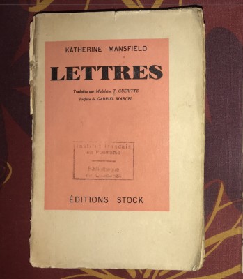 Lettres / Katherine Mansfield foto