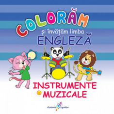Coloram si invatam limba engleza (6). Instrumente muzicale - Roxana Geanta foto