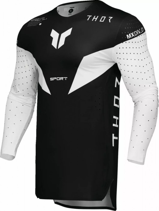 Tricou Thor SportMode Strike, culoare negru/alb, marime L Cod Produs: MX_NEW 29108102PE