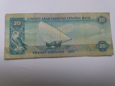 EMIRATELE ARABE UNITE - 20 DIRHAMS 2013 foto