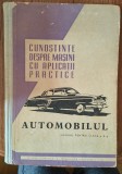 V. HUSEA si T. PAVELESCU-CUNOSTINE DESPRE MASINI CU APLICATII PRACTICE - AUTOMOBILUL , MANUAL PENTRU CLASA A X-A