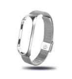 Curea din metal pentru Xiaomi Band 3, 4, argintiu - 650168