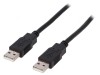 Cablu USB 2.0 A-A nichelat 1,8m, Bq Cable