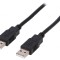 Cablu USB 2.0 A-A nichelat 1,8m