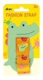 Cumpara ieftin Bretea Fashion ajustabila pentru accesorii - Crocodil artistic